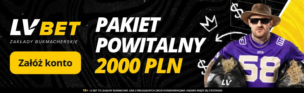 Bonus powitalny Lvbet 2000 PLN